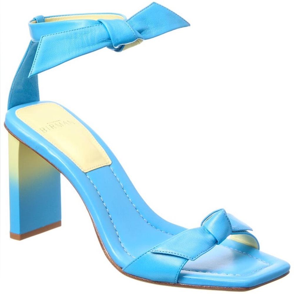 ALEXANDRE BIRMAN CLARITA PILLAR 85 LEATHER SANDAL pumps shoes heels size 10